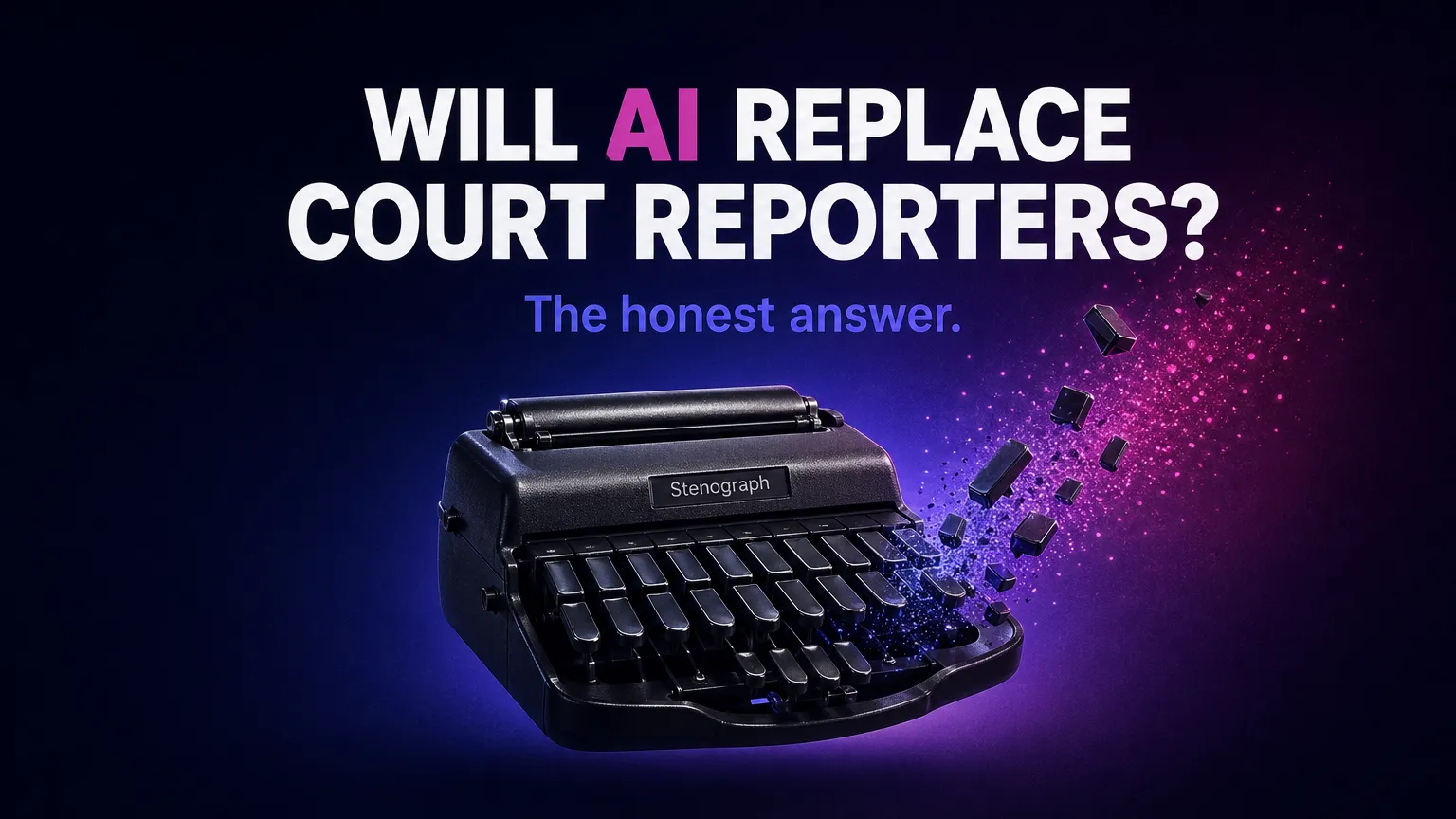 Will AI Replace Court Reporters? (The Honest Answer)